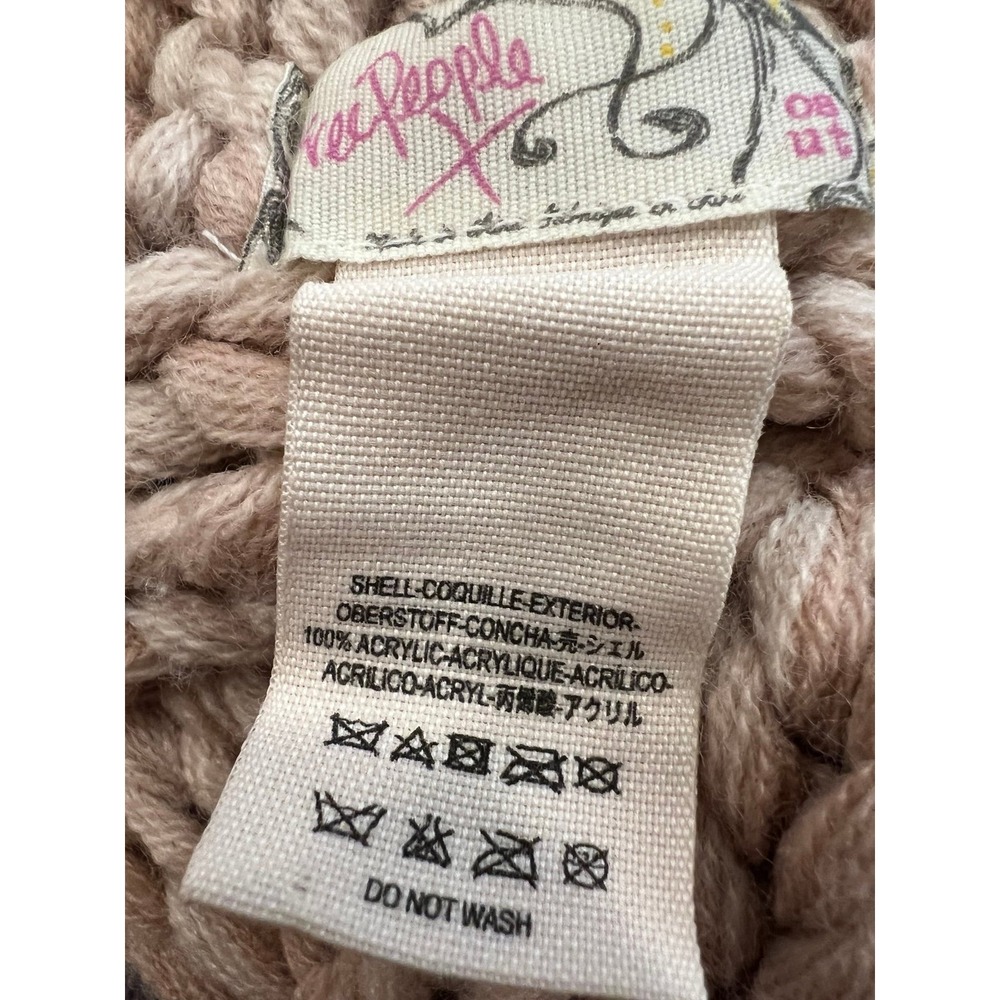 Free people cable knit beanie hat - Picture 4 of 5